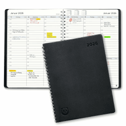 Terminplaner 2026 A5 von Smart Panda – Wochenplaner A5, Kalender 2026 – Softcover Tagebuch, 30 Minuten-Intervalle – Terminkalender, Planer 2026 – auf Deutsch Angebot bei HelloDeals
