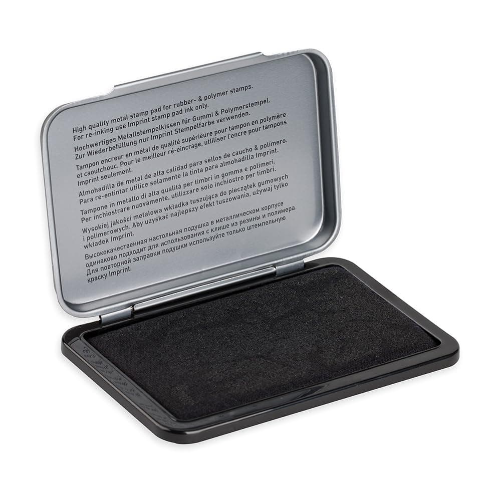 Imprint Handstempelkissen 9071M schwarz, Größe 90x50 mm, mit Metalldeckel, wasserbasierte Tinte optimal für Gummi- und Polymer-Handstempel geeignet Angebot bei HelloDeals