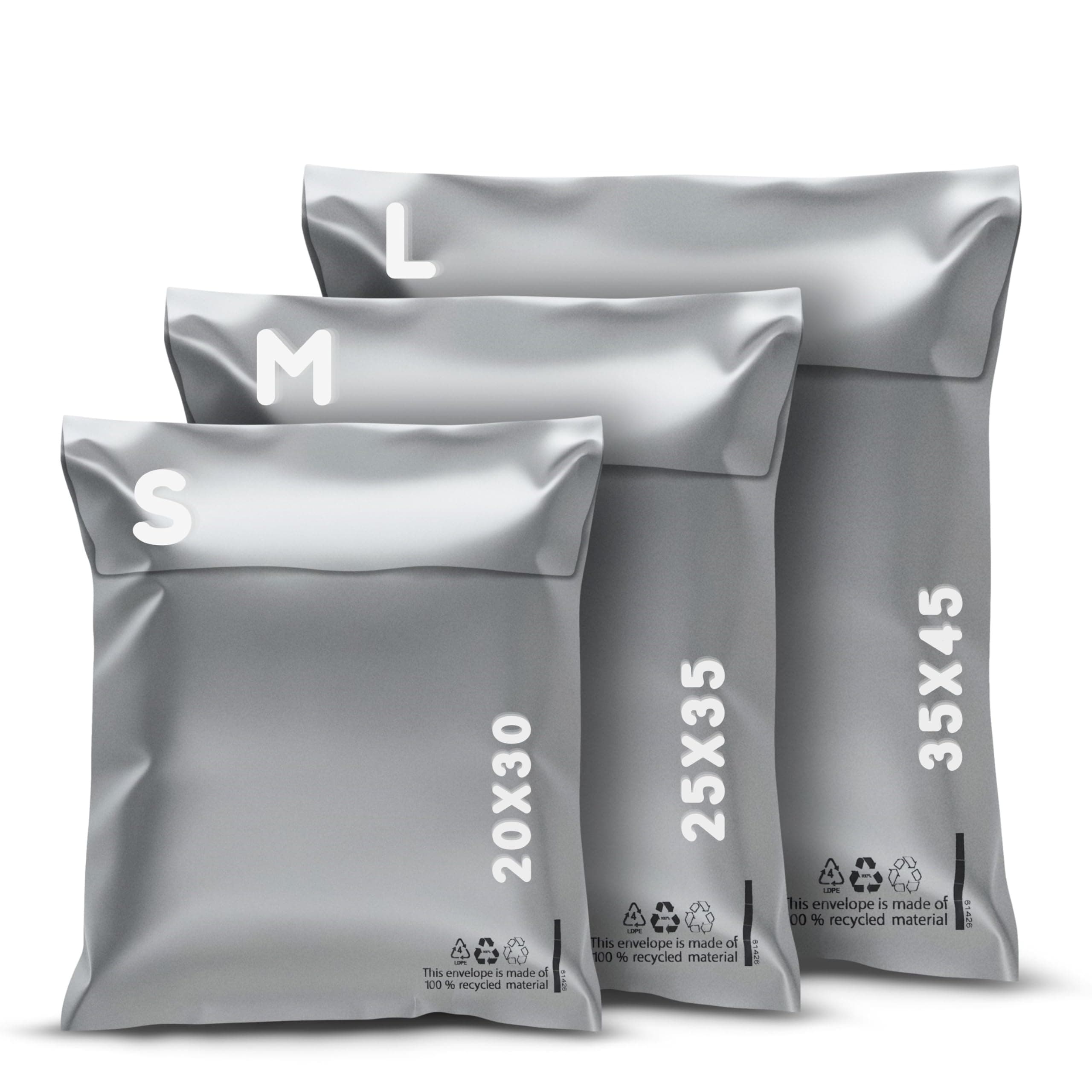 RAGO® Versandtaschen Plastik Warensendung S-10 Stück I M-10 Stück I L-10 Stück I Versandbeutel Selbstklebend und Blickdicht I Plastiktüten Verschließbar I Ideal für Vinted Set 30 Stück S/M/L Angebot bei HelloDeals