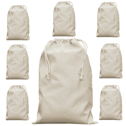 Zuziehbeutel Baumwollbeutel 10 Stück 30x45cm - Rucksack Stofftasche Turnbeutel Bag, Beutel, Reise Haushalt, Jutebeutel zertifiziert Stoffbeutel Einkaufsbeutel mit Kordelzug zum bemalen in Natur Natur 30 x 45 cm | 10 Stück Angebot bei HelloDeals