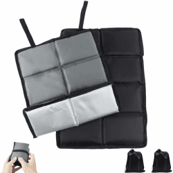 MHwan Sitzkissen Outdoor, 2 Stück Extragröße Wasserdicht und Thermo Sitzunterlage Outdoor für Erwachsene und Kinder, Warm, Weich und Bequem Outdoor Sitzkissen Faltbar, Maschinenwaschbar 45x35cm Angebot bei HelloDeals