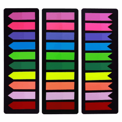 OWLKELA Haftstreifen 720 Stück, klebezettel,Pfeilflaggen-Tabs selbstklebend, Haftnotizen zum Markieren und Hervorheben von Seiten [3 Designs, 10 Farben] Schreibbar, Repositionierbar 720pcs Angebot bei HelloDeals