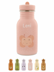 wunderwunsch Trinkflasche personalisiert für Kinder, Flasche personalisiert, Babyflasche, Kinder Flasche, Trixie Trinkflaschen mit individuellem Namen (Schmetterling, 350ml) 350 ml Schmetterling Angebot bei HelloDeals
