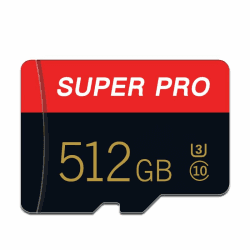 512GB Micro-SD-Karte, 512GB Klasse 10 Hochgeschwindigkeits-Speicherkarte with Adapter for Phone,Computer,Tachograph Angebot bei HelloDeals