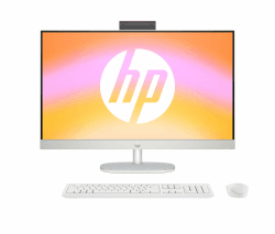 HP All-in-One Desktop-PC, 27" FHD Display, AMD Ryzen 5 7520U, 16 GB DDR5 RAM, 1 TB SSD, AMD Radeon-Grafikeinheit, Windows 11 Home, QWERTZ, Weiß, [Exklusiv bei Amazon] AMD Ryzen 5 7520U 1 TB SSD Angebot bei HelloDeals