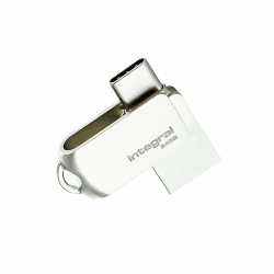 Integral 64GB 360-Dual USB 3.2 Gen 1 Typ A & USB-C Flash-Laufwerk - 5Gbps Übertragungen - Plug & Play - Kompatibel mit PC, Laptop, Smartphones, iPhone 15/16, MacBook Pro/Air und iPad Pro 360-C Type C 3.0 64GB Angebot bei HelloDeals
