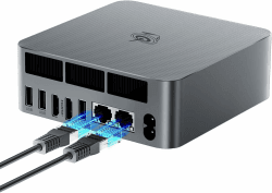 Beelink Mini PC AMD, Ryzen 5 6600U (6C/12T bis 4,5 GHz), EQR6 Mini Computer 32 GB LPDDR5 1TB M.2 PCIe4.0 SSD Windows 11 Pro, 4K Dual Display, Dual HDMI, Dual 1000M LAN, WiFi6, BT5.2 EQR6 6600U(32+1T) Angebot bei HelloDeals