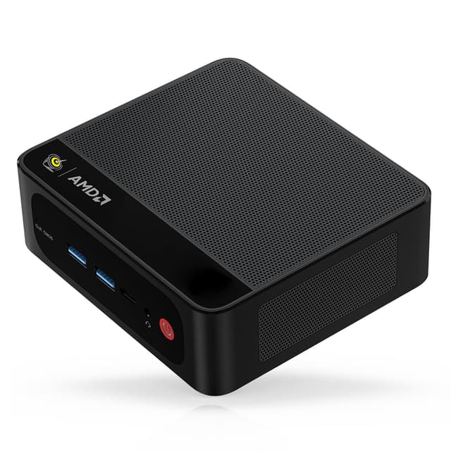 Beelink SER5 Mini PC, AMD Ryzen 5 5500U (6C/12T, 4.0 GHz) Mini Computer, 32 GB RAM DDR4 3200 MHz, 500 GB SSD, USB3.2, 2.5 G LAN, WiFi 6, BT5.2, Bis zu DREI Displays über HDMI, DP, USB-C 32GB+500GB