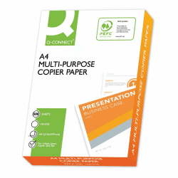 Q-CONNECT KF10057 Kopierpapier Druckerpapier/DIN A4, 75g/m²/ 1 x 500 Blatt/Qualitätsklasse - C/Universalpapier/für Zuhause Büro und das Homeoffice/Multifunktions-Papier Angebot bei HelloDeals