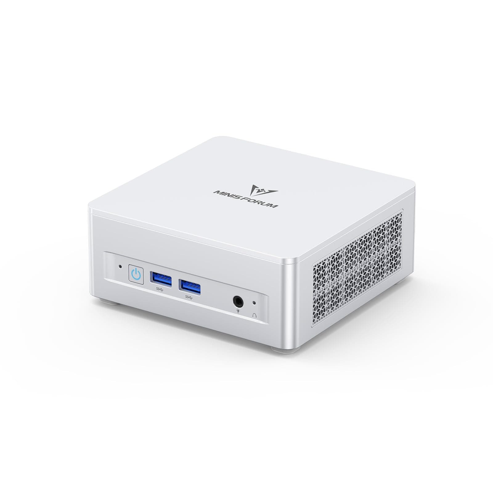 MINIS FORUM UM870 Slim Mini-PC, AMD Ryzen 7 8745H Mini-Computer (8C/16T, bis zu 4,9 GHz), 32 GB DDR5 RAM und 1 TB PCIe 4.0 SSD, DP/HDMI 2.1/USB4, 4 x USB Typ A, WIFI6E/BT5.2 UM870 Slim -32GB/1TB