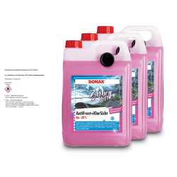 3x 5 L AntiFrost + KlarSicht bis -20°C Zirbe 01315000 Scheibenfrostschutz gebrauchsfertig Angebot bei HelloDeals