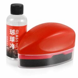 120ML Glasölfilm-Entferner, Leistungsstarker Windschutzscheibenreiniger, Auto-Glas-Reinigungswerkzeuge mit Nachfüllflüssigkeit, Multifunktionale KFZ-Ölfilm-Reinigungsbürste für Autoscheiben Angebot bei HelloDeals