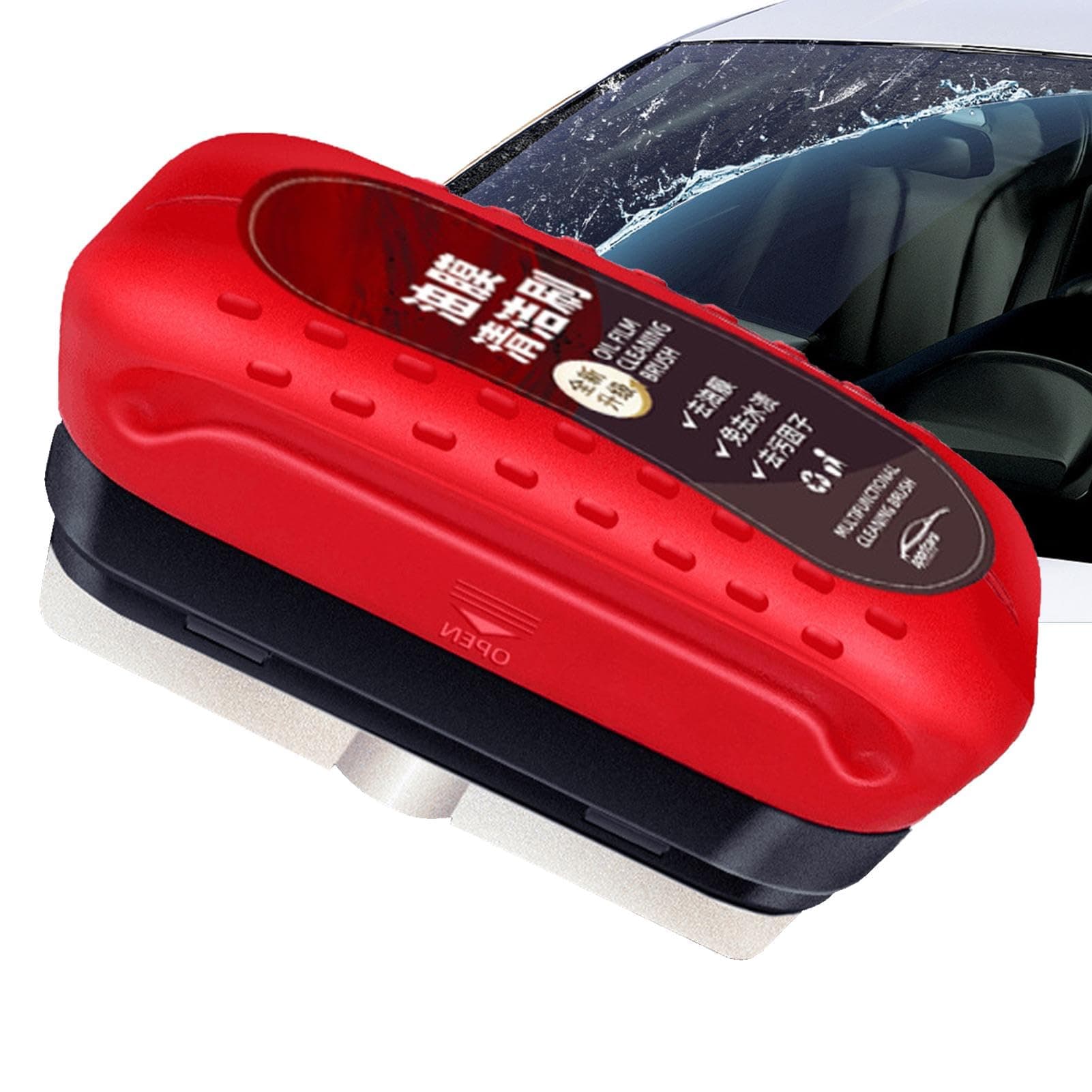 Glas-Ölfilm-Entferner | 120ml Glas-Ölfilm-Reiniger | Ölfilm-Entferner Für Glas | Autoglas Ölfilm Reiniger | Ölfilm-Entferner Für Windschutzscheiben | Zum Entfernen Von Öl- Und Wasserflecken