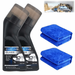 Magic Gem-Beschichtung für Glas, Magic Gem Antibeschlag-Beschichtung, Antibeschlag für Auto-Windschutzscheibe, mikromolekularer Antibeschlag-Beschichtungsmittel-Wischer, Auto-Entnebelung für Auto 2st Angebot bei HelloDeals