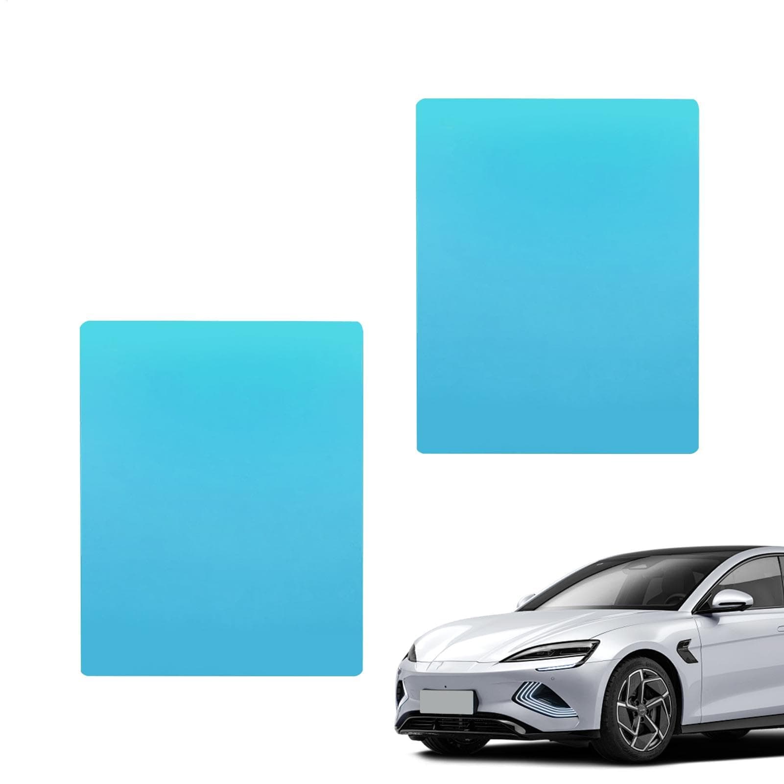Blendschutzfolie Für Autoseitenspiegel, Anti-Regen-Aufkleber Für Autospiegel, 2PCS Rückspiegel Nano Clear Aufkleber Für Sicheres Fahren, Regenfeste, Wasserdichte Schutzfolie Für Spiegel Und Seitenfens Seitenfenster