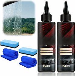 Glasreiniger Auto,Nettoyant Pour Pare-Brise De Voiture,Kraftvoller Glasreiniger Für Fahrzeugscheiben, Scheinwerfer Und Spiegelflärchen,Für Streifenfreien Glanz Und Stark Gegen Fingerabdrücke (2) Angebot bei HelloDeals