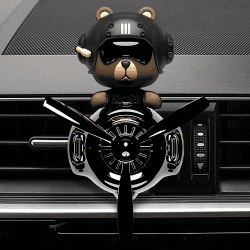Bär Pilot Autoduft, Cartoon Autodiffusor Entlüftungsclip, Rotierende Lufterfrischer Auto, Dekoratives Auto Zubehör Innenraum, Für Entspannen, Entfernen Von Geruch Angebot bei HelloDeals