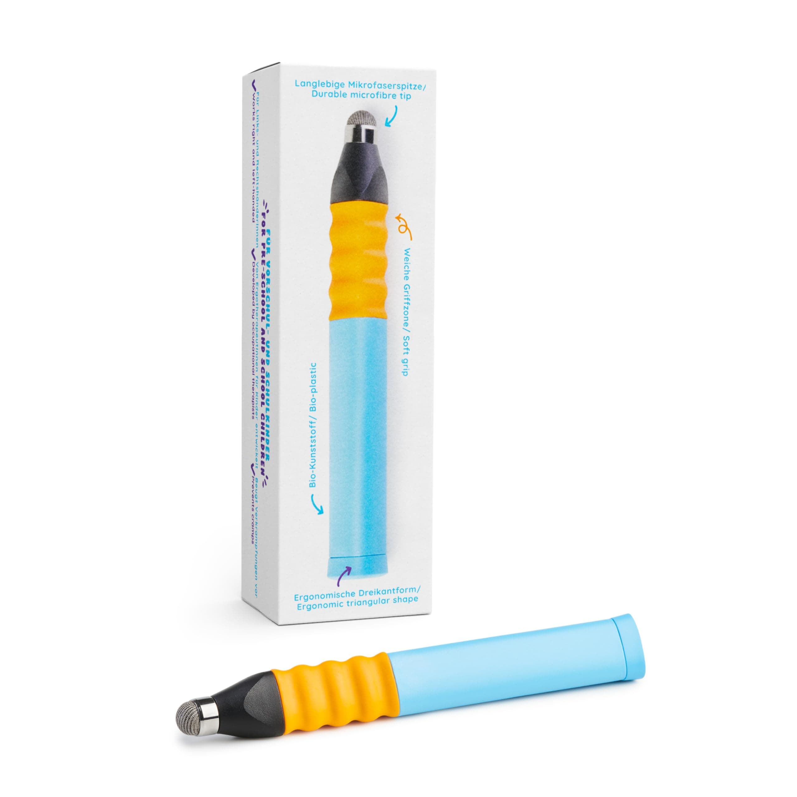 Edurino Ergonomischer Eingabestift I Special Edition | Tablet Stift für Kinder I Eingabestift für Edurino Figuren I Lernspiele ab 4 Jahren I Stylus Touch Pen (Hellblau) Angebot bei HelloDeals