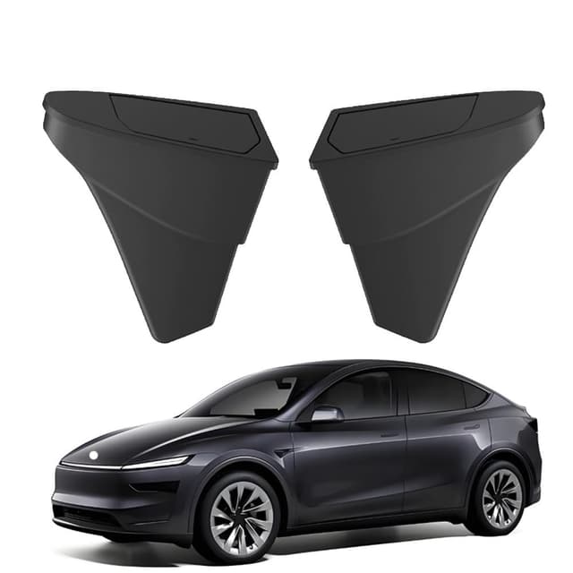 Auto-Mülleimer für die Vordertür für Tesla Model Y Juniper 2025, Aufbewahrungsbox für die Seitentür, Organizer, Mülleimer mit Deckel, Mülleimer für Tesla Model Y