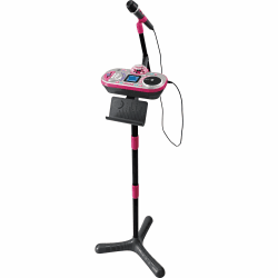 VTech Kidi Super Star DJ Studio pink – 10-in-1 Karaokespielzeug mit Mikrofon, abnehmbarem DJ-Mischpult und vielen Effekten zum Bearbeiten der Musik – Für Kinder von 6-12 Jahren Angebot bei HelloDeals