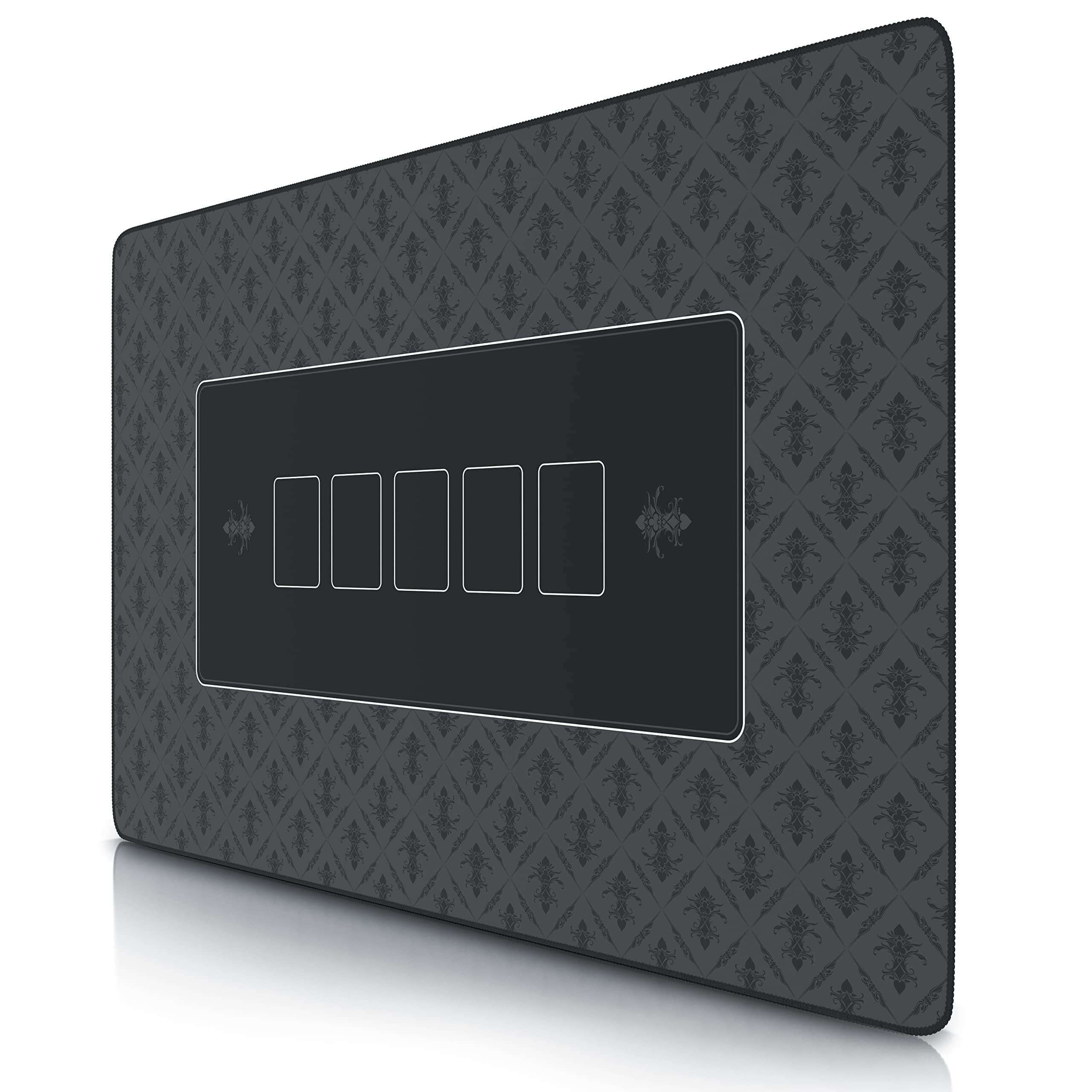 CSL-Computer Profi Pokermatte 1000 x 600 mm | XXL-Format | Pokerteppich Pokertischauflage | Gummiunterseite für stabilen Halt | abwaschbar | Design: Pokermatte | schwarz Angebot bei HelloDeals