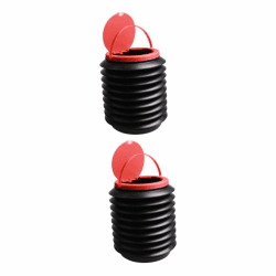 Gatuida 2stücke Faltbarer Müllcontainer Mit Deckel Tragbare Ausziehbare Plastikbox Für Kofferraum-organisation Und Geruchlos Für Camping Angeln Und Aufbewahrung schwarzx2St Mx2pcs Angebot bei HelloDeals