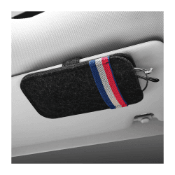 Adunsiaoto Auto Sonnenblende Sonnenbrille Organizer, Universal Auto Brillenetui, Auto Sonnenbrille Brillenetui Brillenbox, Automotive Innenraum Visier Zubehör(Schwarz) Angebot bei HelloDeals