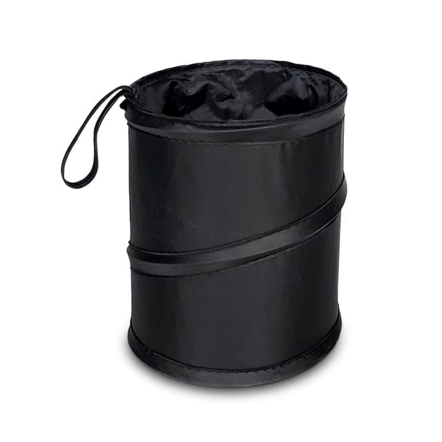 JNNJ Auto Mülleimer, Faltbar Einziehbar Multifunktionaler Automülleinmer, Zusammenklappbarer Und Tragbarer Wasserdichter Auto-Mülleimer, Auto Accessoires(20x20x25cm)