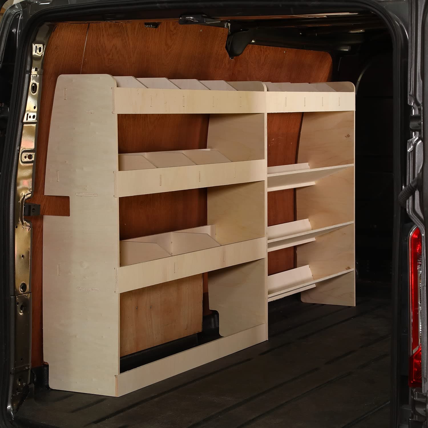 Vanify - Kompatibel mit Ford Transit Custom L2 2012+ Fahrzeugeinrichtung Fahrzeugregale, Werkzeugkasten und hinteres Regal Angebot bei HelloDeals