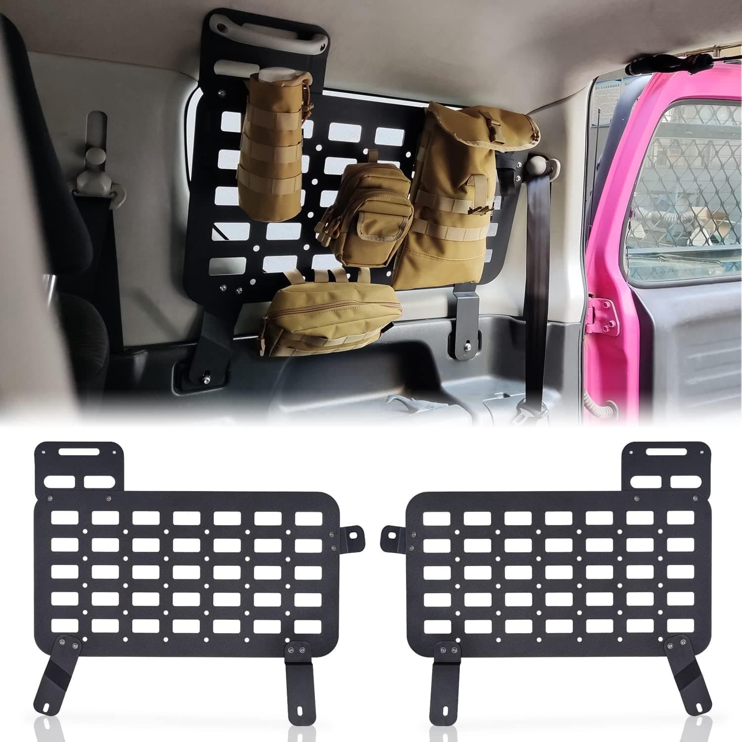 Archaic Aufbewahrungsregal für Suzuki Jimny Sierra jb23 jb43 jb33, Gepäckregal, Hängeaufbewahrung, Kofferraum-Erweiterungsregal für 1998-2017 Jimny Fenster hinten Links rechts Angebot bei HelloDeals