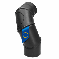 Raik Rauchrohrbogen Ofenrohr Multibogen 0-90° einstellbar mit Reinigungsöffnung Stahlblech 2 mm Senotherm schwarz Ø 150 mm für Kamin Kaminofen Holzkessel Holzvergaser Made in EU 150 Schwarz Angebot bei HelloDeals