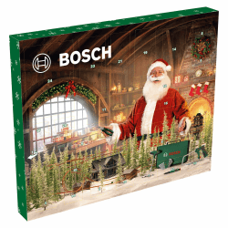 Bosch 41-tlg. Adventskalender 2025 (Set mit Bügelsäge, Bit-Schraubendreher mit T-Griff, Schraubendreherbits, Aufbewahrungstasche, Zubehör Handwerkzeug) Angebot bei HelloDeals