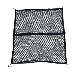 Hochelastisches Gepäcknetz Doppellagig. einfacher LKW-Bett-Organizer 1.5m x 1.2 m dehnbar bis 3 m x 2.1 m Geeignet für tägliche leichte Lasten von LKWs Auto Wohnmobil Mit 6 Metallhaken【1.5m x 1.2m】 1.5-1.2m Angebot bei HelloDeals