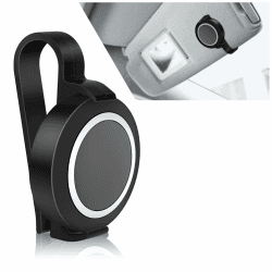Flintronic Sonnenblenden Halterung, Sonnenblenden Halter Passend für Ooono Co-Driver No2, VerstäRkte Version Ooono Halterung sonnenblende Mount/Clip für Sonnenblende, Halterung für Blitzer-Schwarz #3 für No2 - 1PC Angebot bei HelloDeals