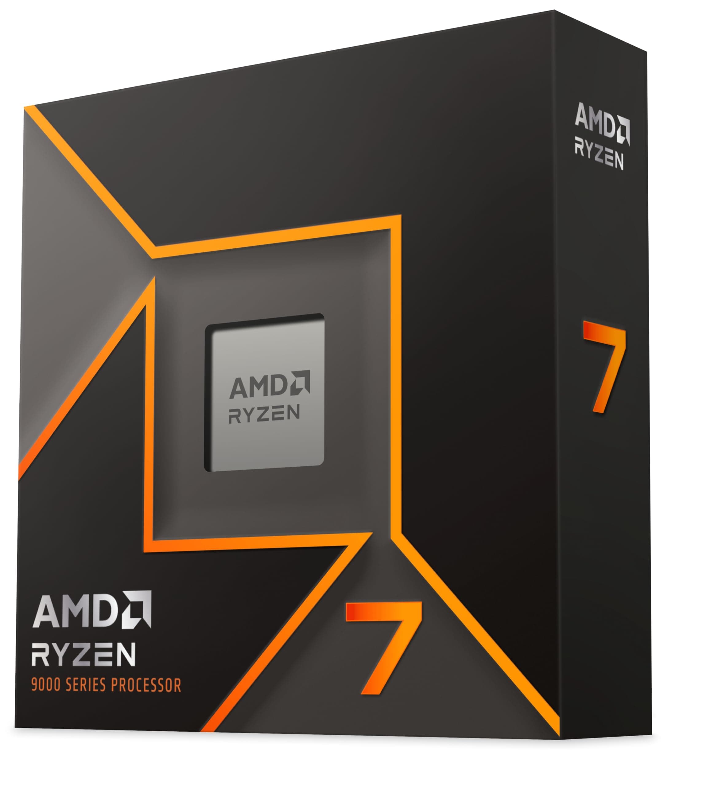 AMD Ryzen 7 9700X Prozessor (8 Kerne/16 Threads) 65W DTP, AM5 Sockel, 40MB Cache, Bis zu 5.5 GHz max Boost Frequenz, Kein Kühler
