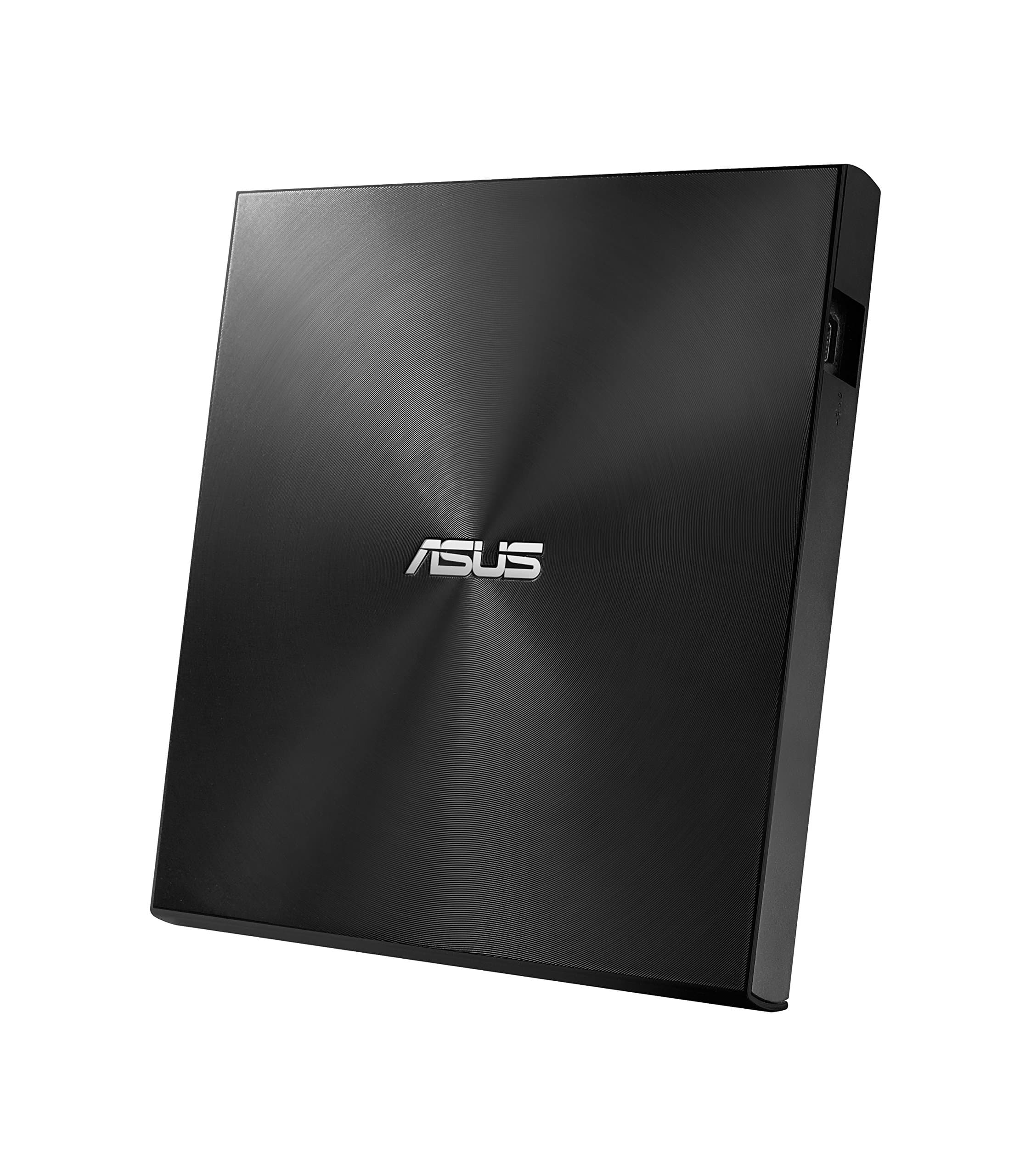 Asus ZenDrive U9M externer DVD-Brenner (für Apple MacBook & Windows PCs/Notebooks, inkl. USB-C Kabel, Brennsoftware & Nero Backup App, M-Disc Support, USB 2.0) gold USB-C Kabel + USB-A Kabel Schwarz