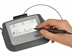 signotec LCD Signature Pad Sigma mit Hintergrundbeleuchtung Angebot bei HelloDeals