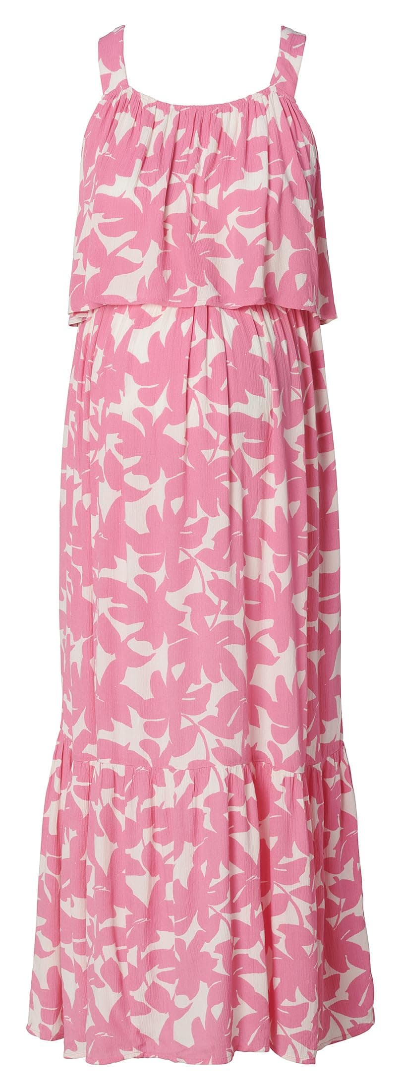 Noppies Damen Han Nursing Dress Sleeveless Allover Print Kleid XL Rosebloom Big Flower - N229