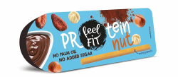 Feel FIT Protein nut & mini grissini, leckeren Haselnuss-Kakao-Creme und 7 knusprigen Brotsticks, Protein-Snack ohne Zuckerzusatz und ohne Palmöl 25 g Schokolade & Haselnüsse Snack Schokolade 25g Angebot bei HelloDeals