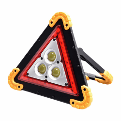 Raxove Safety Triangle Signal Light, Warning Triangle Light, Triangular Design Safety Lights for Vehicles,Multifunctional Car Warning Tripod with 4 Light Modes for Accident, Vehicle, Camping Hiking LL303 three lights