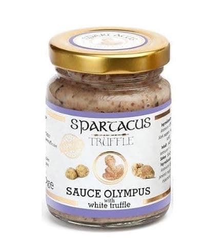 Spartacus weiße Olymp-Trüffelsauce | Italienische Spezialitäten | Gönnen Sie sich kulinarische Exzellenz | Erlesene schwarze Trüffel für Feinschmecker Angebot bei HelloDeals