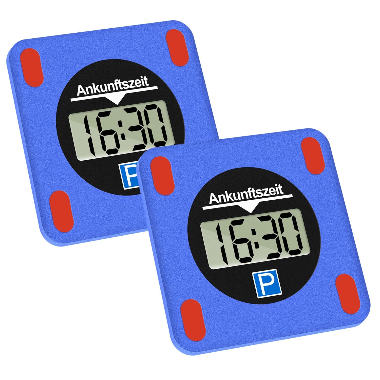 TEOV Elektronische Parkscheibe fürs Auto 2 Pack - Automatische Digitale Parkscheibe Elektrisch mit Zulassung, Elektronische Parkscheibe Park Mini Angebot bei HelloDeals