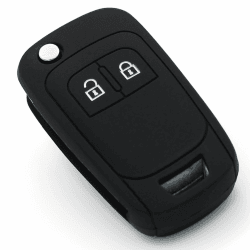 Schlüssel Hülle OE für 2 Tasten Auto Schlüssel Silikon Cover von Finest-Folia (Schwarz) Angebot bei HelloDeals