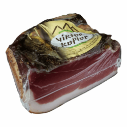 BAVAREGOLA Speck aus Südtirol 6 Monate gereift - 600g - Original Südtiroler Speck Spezialität von Viktor Kofler/Lana -Schinkenspeck geräuchert & luftgetrocknet am Stück 600 g (1er Pack) Angebot bei HelloDeals