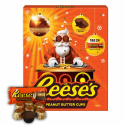 Reese’s Peanut Butter Adventskalender | Erdnussbutter umschlossen von Milchschokolade | Alles außer gewöhnlich |Weihnachtscountdown mit Reese‘s | 1 x 242g Erdnussbutter-Schokolade 242g (1er Pack)