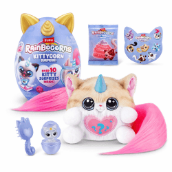 Rainbocorns Kittycorn Surprise Serie 3 (Astrid) von ZURU, Plüschtier, Plüschtier zum Sammeln, Überraschungseier für Mädchen, Norwegian Forest Cat Angebot bei HelloDeals