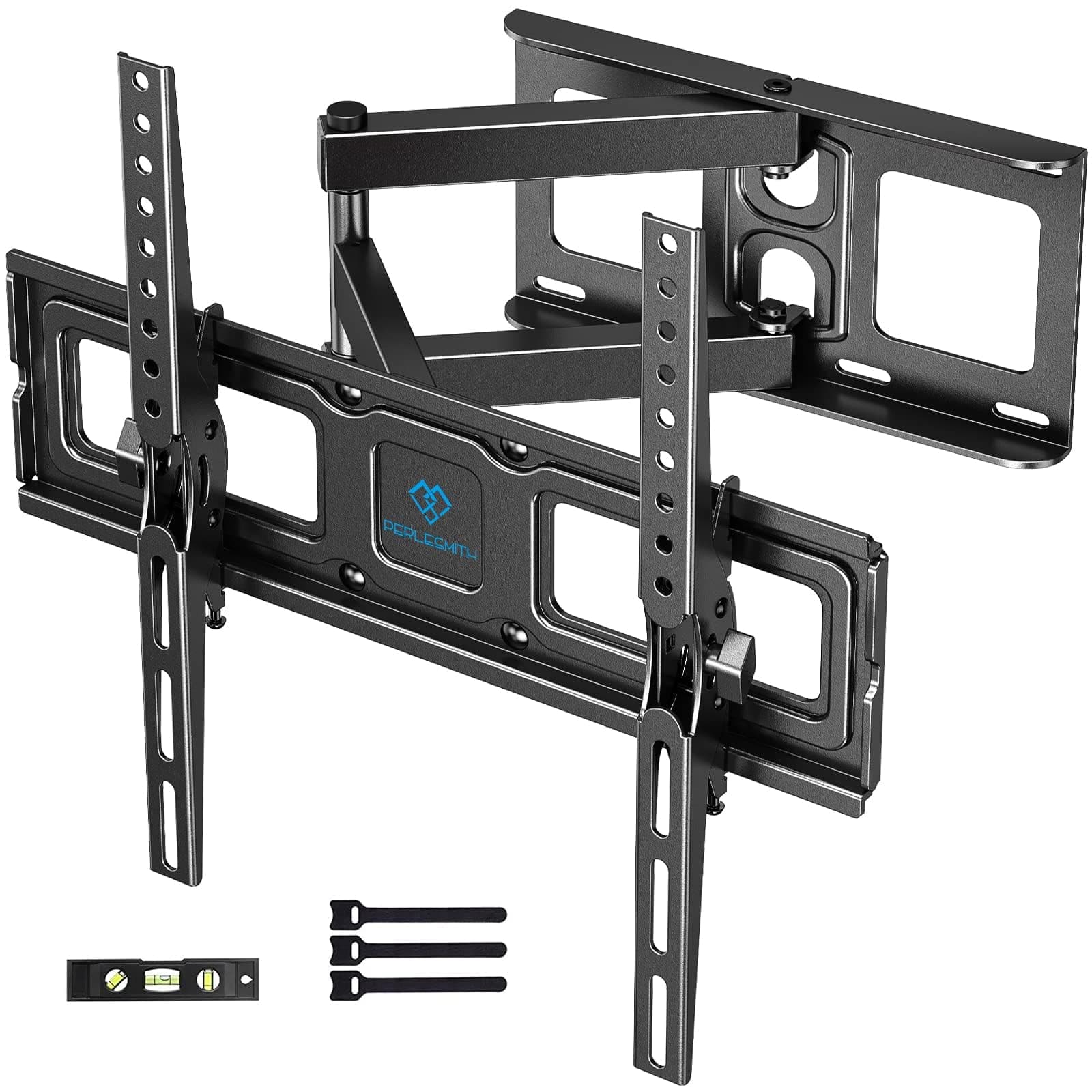PERLESMITH TV Wandhalterung, Schwenkbare Neigbare TV Halterung für 26-60 Zoll Flach & Curved Fernseher oder Monitor bis zu 40kg, Wandhalterung Fernseher Max VESA 400x400mm, PSMFK10 Angebot bei HelloDeals