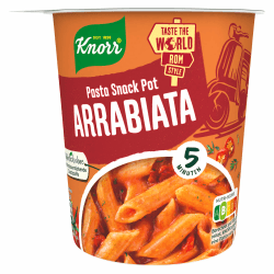 Knorr Pasta Snack Arrabiata Becher, 8 x 66 g 33 g (8er Pack) Angebot bei HelloDeals