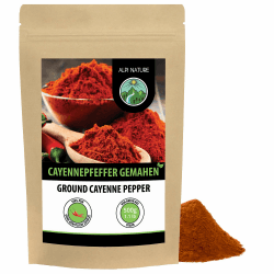 Alpi Nature Cayennepfeffer gemahlen 500g, Cayenne Pfeffer gemahlen, Cayenne Chili, Chilipulver 500 g (1er Pack) Angebot bei HelloDeals