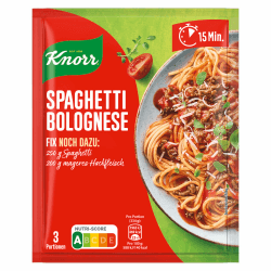 Knorr Fix Würzmischung Spaghetti Bolognese für ein leckeres Nudelgericht mit natürlichen Zutaten 40 g Spaghetti Bolognese Würzmischung Angebot bei HelloDeals